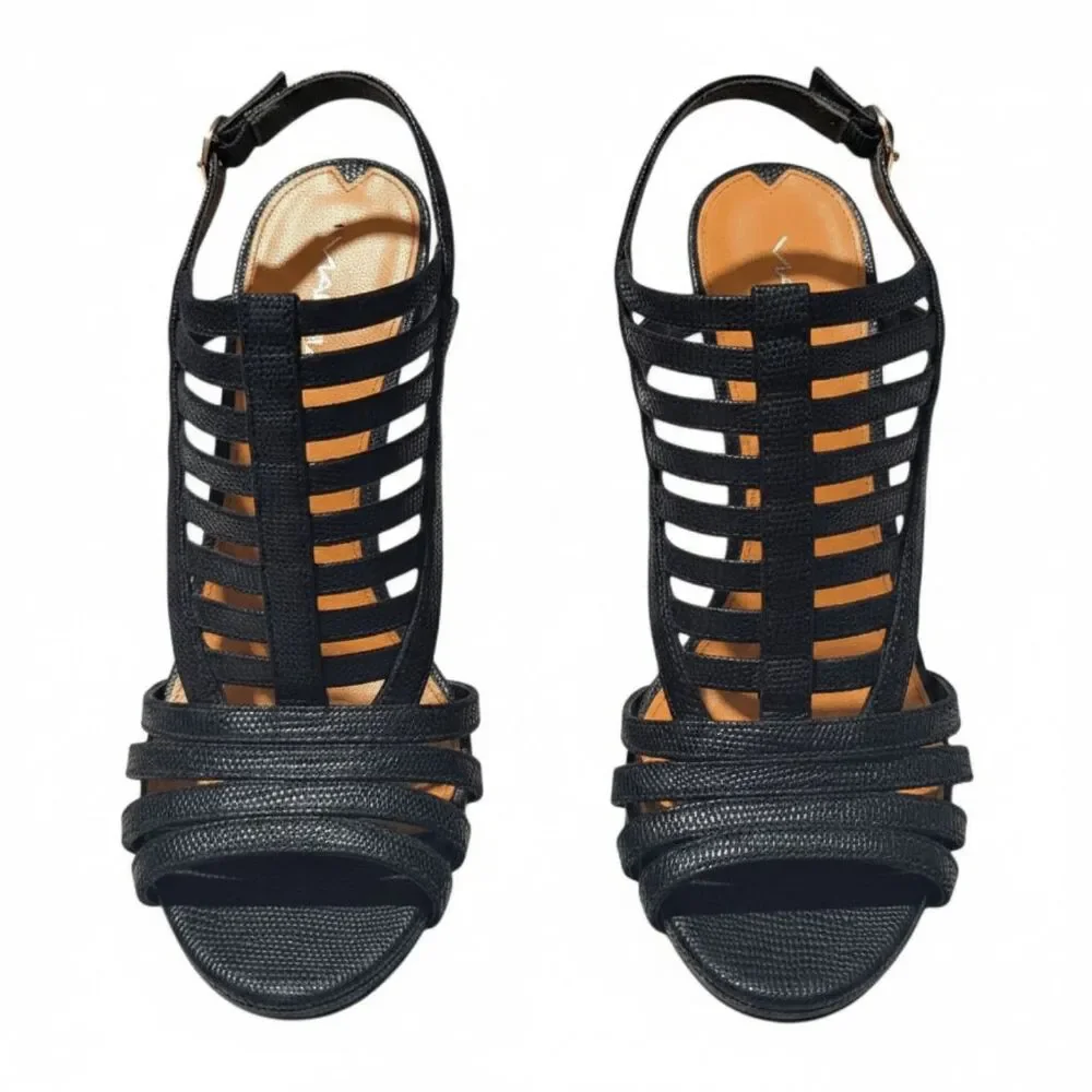 VIA SPIGA Norine Strappy Heeled Sandal Size 7.5M